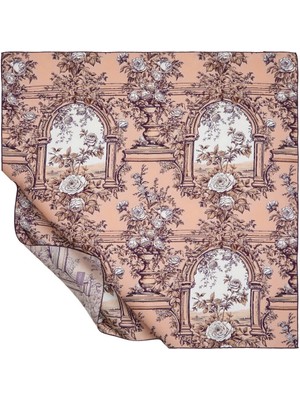 İpekevi Pudra Roza Tivil Ipek Eşarp