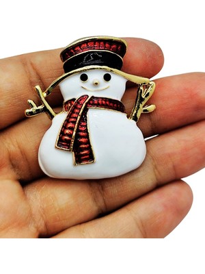 BB Bi Butik Shop Neşeli Kardan Adam Broş