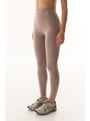 Penti Bej Stretch-360 Orta Destek Yüksek Bel Core Flow Tayt