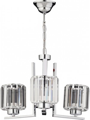 Avonni AV-7013-396-3K Krom Kaplama Modern Avize E27 Metal Kristal 50 cm