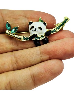 BB Bi Butik Shop Bambu Sevdalısı Panda Broş
