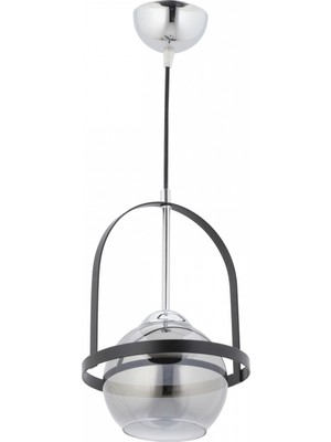 Avonni AV-7013-457-TK Krom Kaplama Modern Avize E27 Metal Cam 18 cm