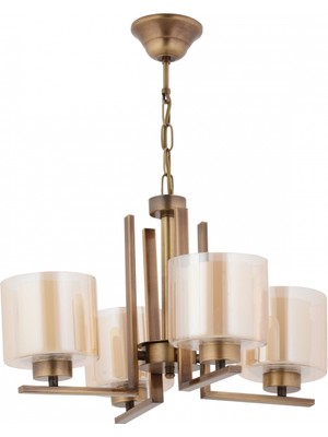 Avonni AV-7013-395-4E Eskitme Kaplama Modern Avize E27 Metal Cam 50 cm