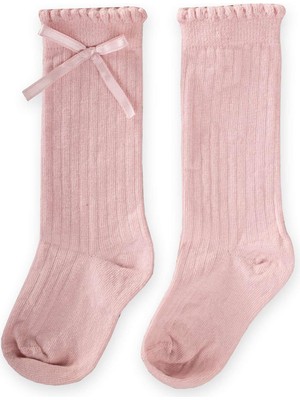 Cigit Çocuk Diz Altı Kız Çorap 2-9 Yaş Pudra