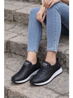 ModaFrato MR-400 Lastikli Ortopedik Kadın Ayakkabı Spor Ayakkabı Günlük Casual Sneakers
