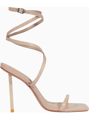 Schutz Wrap-Around Deri Bilekten Bağlamalı, Modern Şık Sandalet Ayarlanabilir Tasarım