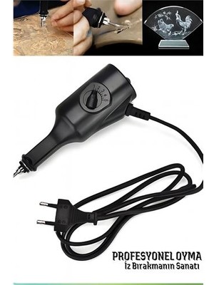 Modacar Elektrikli Gravür Kalemi - Metal, Cam, Ahşap Için Profesyonel Oyma Aleti