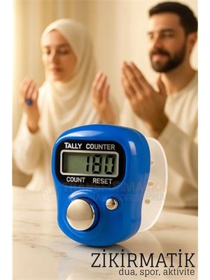 Modacar Zikirmatik Dijital Parmak Sayacı Sıfırlanabilir 5 Haneli LCD Ekran