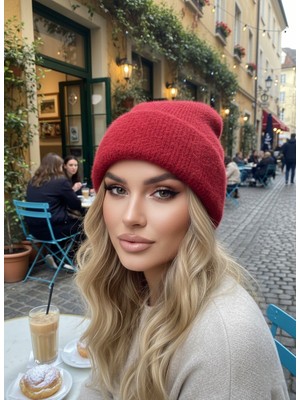 SF Collection Kadın Peluş Tüylü Yumoş Bere