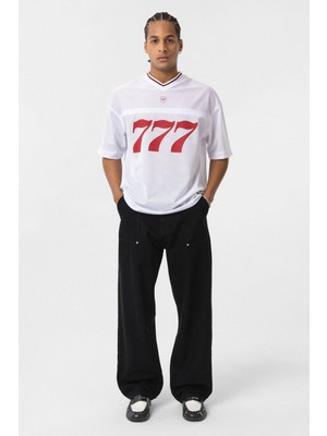 Vamos Cep Detaylı Baggy Fit Jean Siyah