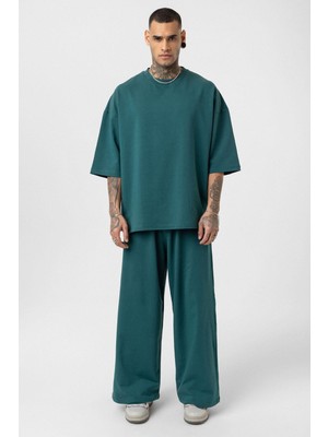 Vamos Süper Oversize Takım Petrol