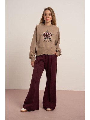 Loco Loco Kız Çocuk 7878  Baskılı 2 Iplik Sweat