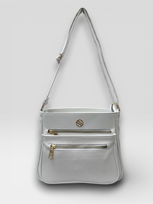 Sanmorris Kadın,ayarlanabilir Çapraz Askılı, Dört Cepli Omuz Çantası