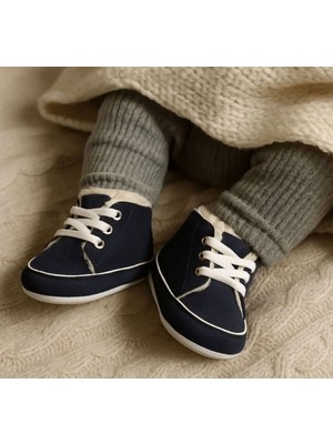 Minissa Doğal Pamuk Astarlı, Bebek Ilk Adım Ayakkabısı, Kaydırmaz Taban Bebek Patik-Panduf Sıcacık