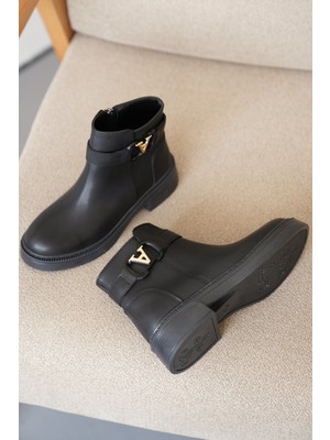 Daxtors D802 Kadın Yanı Tokalı Ortopedik Soğuk Geçirmez Bot