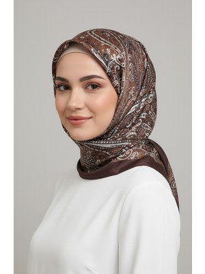 Etnik Desen Janjan Şal 70306-13 Kahverengi