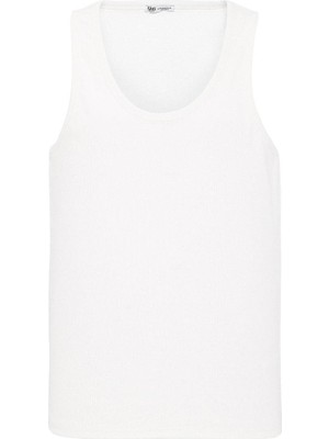 Vamos Yıkamalı Tank Top Kaşkorse Atlet Ekru