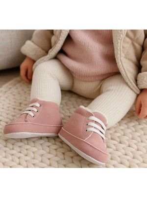 Minissa Doğal Pamuk Astarlı, Bebek Ilk Adım Ayakkabısı, Kaydırmaz Taban Bebek Patik-Panduf Sıcacık