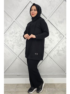 Pys Giyim Kadın Nervür Dikim Arma Detaylı Tesettür Takım