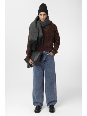 Vamos Super Baggy Fıt Jean Mavi Melanj