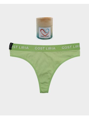 GOST LİRİA -Sage Green Kadın String Külot Yeşil
