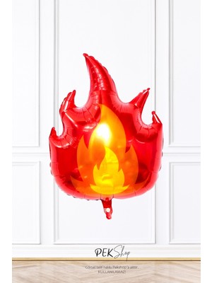 Pekshop Ateş Folyo Balon Alev Şekilli Balon
