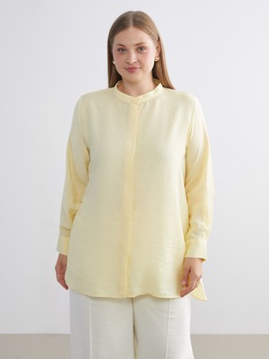 Lc Waikiki Yeni Sezon Oversize Modal Karışımlı Kadın Gömlek Tunik