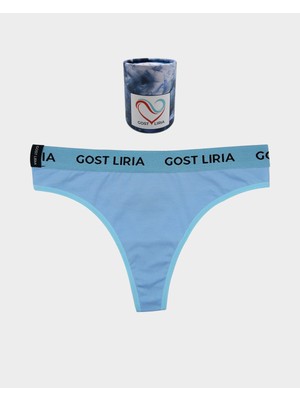 GOST LİRİA -Soft Blue Kadın String Külot Mavi