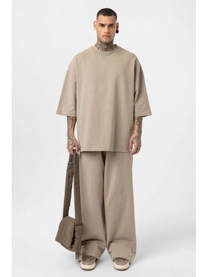 Vamos Süper Oversize Takım Vizon