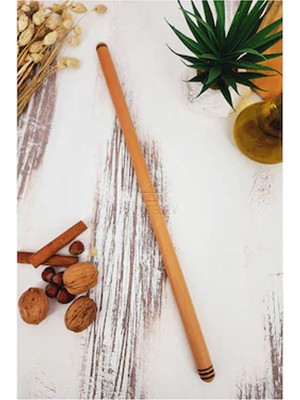 Royaleks Ahşap Oklava Hamur Açma Oklavası Hamur Şekillendirici 50 Lik