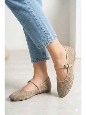 Nmoda Kadın Örgü Babet Ortopedik Hafif Taban Günlük Kullanım