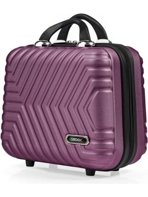 Dzc Kuzenler Avm G&d Polo Suitcase Abs Makyaj&hostes El Çantası Mürdüm