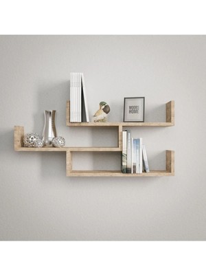 Belirtilmemiş Dekoratif Duvar Rafı 3 Lü Beyaz
