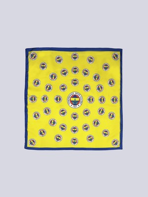 Fenerbahçe Unısex 6 Renk Logolu Sarı Fular