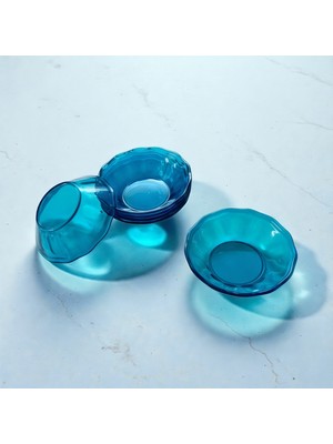 UpHome 12'li Çay Tabağı Bardak Altlığı Kristal