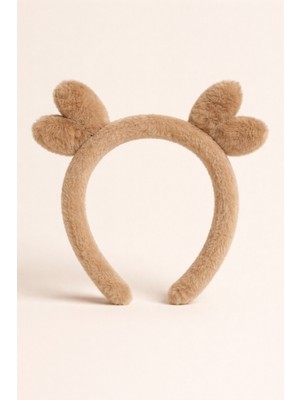 Katia & Bony Çocuk Kalp Aksesuarlı Taç Bej