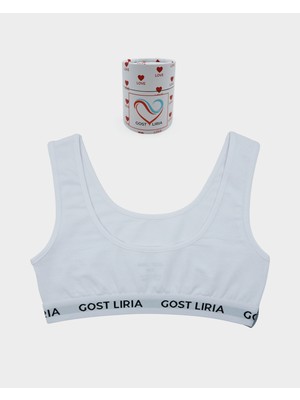 GOST LİRİA -Bare Spor Bralet Beyaz