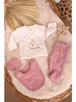 Kidello Gül Kurusu Elmalı Kız Bebek 4'lü Takım