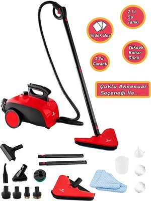 Go İthalat Classen Smart Çok Fonksiyonlu Güçlü Buharlı Temizleyici Makinesi (5250)