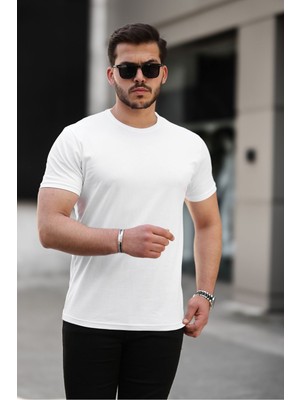 Comstar Erkek Slim Fit Baskısız T-Shirt