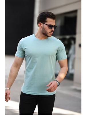 Comstar Erkek Slim Fit Baskısız T-Shirt