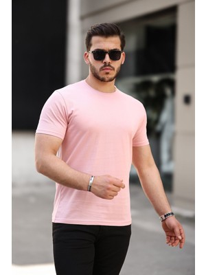 Comstar Erkek Slim Fit Baskısız T-Shirt