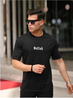 Comstar Erkek Oversize T-Shirt Selfish