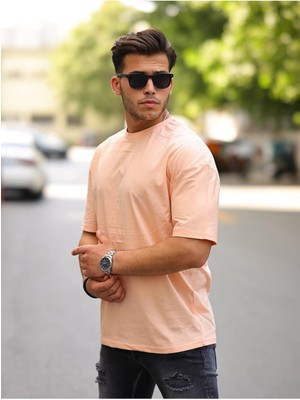 Comstar Erkek Oversize Baskısız Tişört