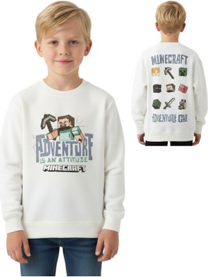 Seabubbles Minecraft Çocuk Sweatshirt   ST09626