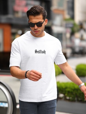 Comstar Erkek Oversize T-Shirt Selfish