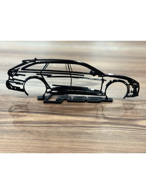 Onyx Audi Rs6 Silüet Masa,duvar Dekoru