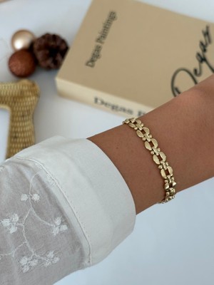 Marsel Topçuk Geçmeli Xuping 14K Gold Bileklik