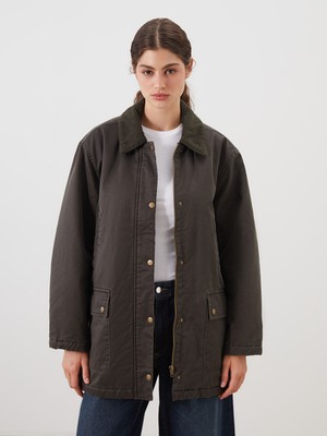 Lc Waikiki Yeni Sezon Gömlek Yaka Kadın Mont