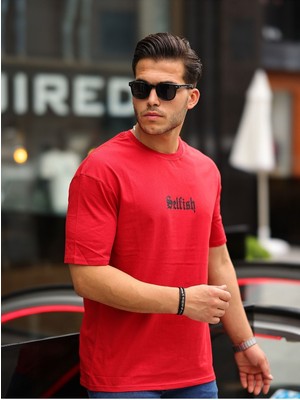 Comstar Erkek Oversize T-Shirt Selfish